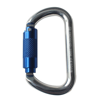 星工（XINGGONG）合金挂钩挂扣环 安全带配件登山扣不锈钢保险扣 25KN开口26mmYAC001D自锁