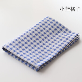 小学生吃饭桌布d40*60长方形卡通课桌餐垫可折叠棉麻布艺桌布 蓝色