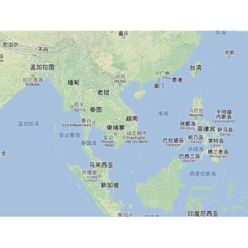 《世界地区挂图(东南亚) 中国地图出版社 正版