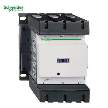 施耐德电气 TeSys LC1D系列三极交流接触器LC1D15000M7C 150A 线圈电压220V 50/60Hz