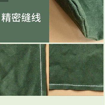 聚远 JUYUAN 帆布 防汛沙袋 30*70cm 10条装（不含沙） 可装20kg沙 涝防洪涝