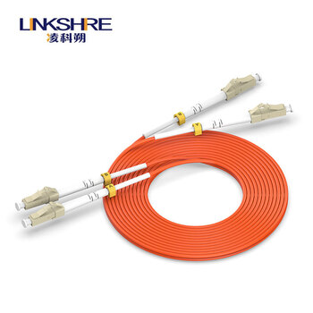 凌科朔（LINKSHIRE）电信级光纤跳线 LC-LC千兆多模双芯光钎网线 收发器熔接尾纤跳钎IDC机房延长线 5米