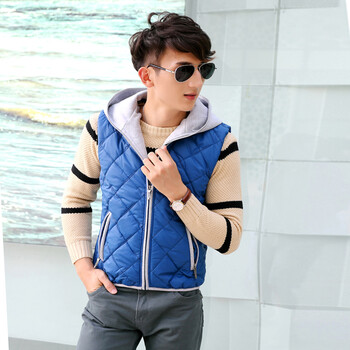 丹杰仕 新款2014秋<em>冬款男士</em>棉<em>马甲时尚</em>韩版男