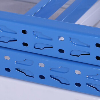 知旦货架中型蓝色2000*600*2000mm超市货架仓库展示架层架储物架仓储货架HZ-206仓库货架