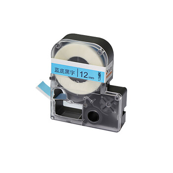 凌科朔（LINKSHIRE）聚酯覆膜色带 白底黑字 12mm 打印纸色带不干胶防水价格便利贴打印纸