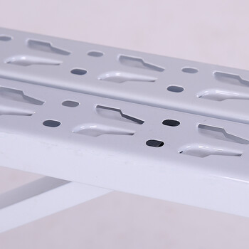 知旦 货架轻型白色2000*2000*500mm 仓库库房展示架金属货架HQ-205W