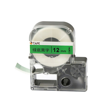 凌科朔（LINKSHIRE）聚酯覆膜色带 白底黑字 12mm 打印纸色带不干胶防水价格便利贴打印纸