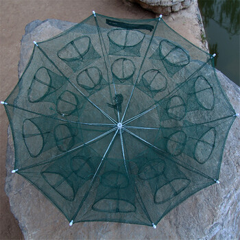 伞型自动捕鱼笼捕虾笼龙虾网地笼渔网鱼具捕鱼