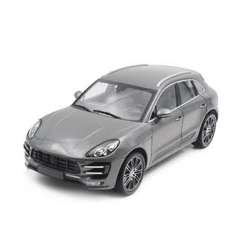 迷你切 1:18 保时捷马坎 macan porsche 小卡宴 汽车模型 灰色_ 9折