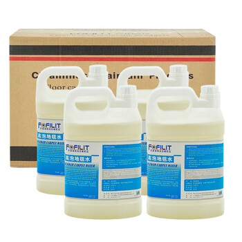 芳菲丽特（FOFILIT）F-101 高泡地毯水 地毯去污除渍剂清洗液酒店地毯清洁水 3.8L*4瓶