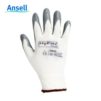 安思尔（Ansell）11-800 丁腈涂层通用防护劳保手套 9码 12副/打【通用防护手套】