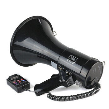 谋福CNMF 大功率喊话器喇叭 可插卡喊话手持扩音器 黑色 经典黑(喇叭配好锂电池) 仓 8401