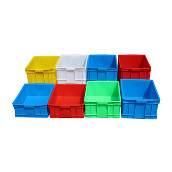 知旦 700-390周转箱 外径:757*565*400mm物流箱塑料方箱物流周转箱储物箱仓库车间工业物流箱 Z-700390