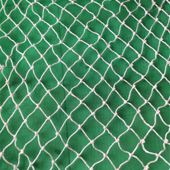 英耐特 集装箱安全防护网20尺40尺高柜防坠网尼龙货柜绳网封车网兜 高柜2.4米*2.6米（5厘米网孔）