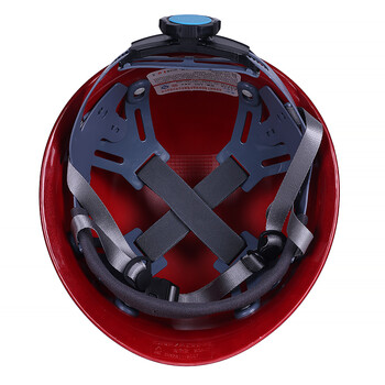 星工（XINGGONG）透气款安全帽工程工地建筑施工劳保防砸领导电工安全头盔免费印字定制logo 闪红色XGA-1T