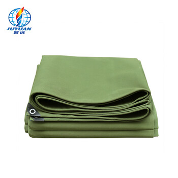 聚远 JUYUAN 6*8米 棉篷布 帆布帐篷 帆布篷布 防水绵帆布 军绿篷布