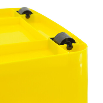 兰诗（LAUTEE）LJT-040 医用周转箱 医院诊所实验室药店垃圾废弃物收纳箱 40L-带轮款