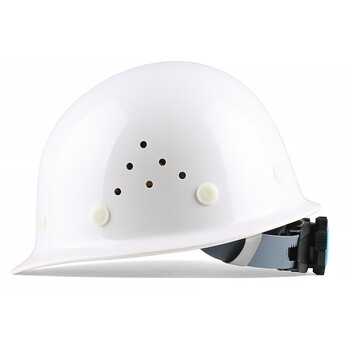 星工（XINGGONG）透气款安全帽工程工地建筑施工劳保防砸领导电工安全头盔免费印字定制logo 白色XGA-1T