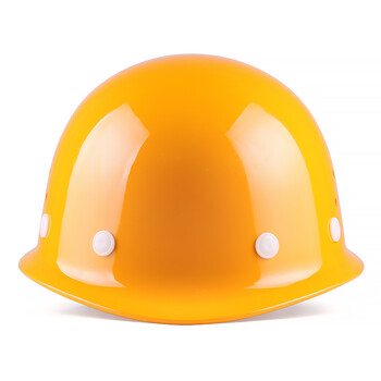 星工（XINGGONG）透气款安全帽工程工地建筑施工劳保防砸领导电工安全头盔免费印字定制logo 黄色XGA-1T