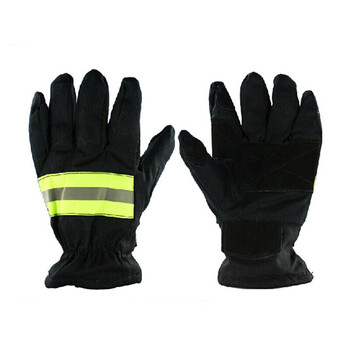 谋福（CNMF）加厚消防战斗服防护服训练服 02款藏青款 【含手套腰带靴子头盔】 整套XL号（175-180）8517