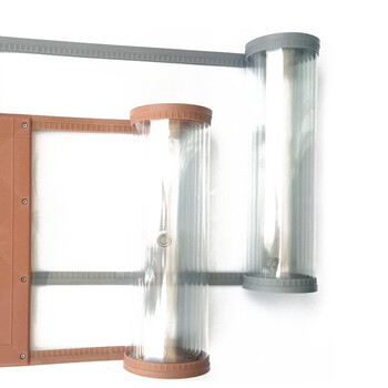 科力邦（Kelibang） 磁吸门帘40*210cm 2.0mm厚PVC磁条软门帘挡风帘隔断隔热保暖帘 灰色 KB3402