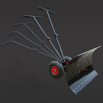 科力邦（Kelibang） 手推式推雪铲 可调节轮式铲雪器手动除雪工具扫雪器推雪铲车带轮子74*43cm KB3501