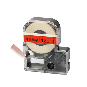 凌科朔（LINKSHIRE）聚酯覆膜色带 白底黑字 12mm 打印纸色带不干胶防水价格便利贴打印纸