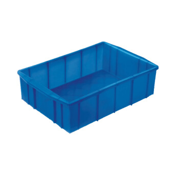 恬晨牌250x175x75mm西7号箱无盖蓝色塑料产品箱塑料工具箱产品箱