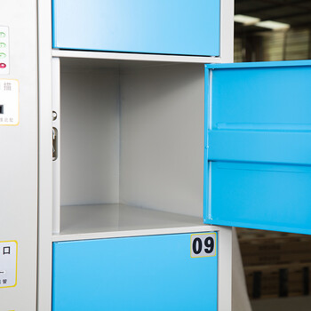 万尊钢制存储柜12门条码存包柜寄存柜超市储物柜WZ-CBSM-12