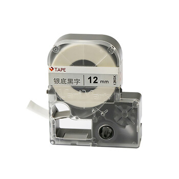 凌科朔（LINKSHIRE）聚酯覆膜色带 白底黑字 12mm 打印纸色带不干胶防水价格便利贴打印纸