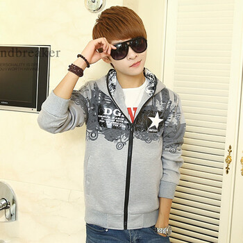 诺行 秋冬新款青少年<em>卫衣男开衫</em>连帽男士棒球