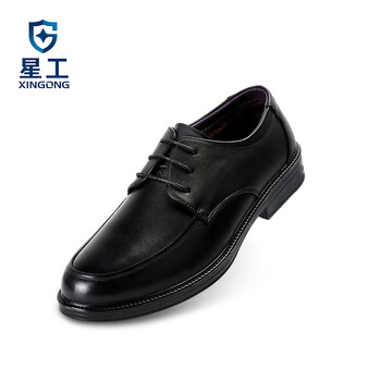 星工（XINGGONG）绝缘鞋 工作商务休闲6kv绝缘皮鞋 牛皮耐磨电力电工绝缘鞋 加绒保暖款38码XGX-6