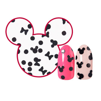 house 迪士尼 xoxo minnie 米妮指甲油美甲亮片 2#黑色米奇
