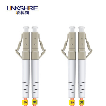 凌科朔（LINKSHIRE）电信级光纤跳线 LC-LC千兆多模双芯光钎网线 收发器熔接尾纤跳钎IDC机房延长线 5米