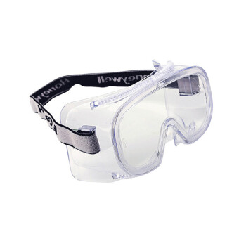 霍尼韦尔LG100A间接通风防冲击眼罩200100防刮擦防雾防溅射大面积通风孔护目镜 10副装