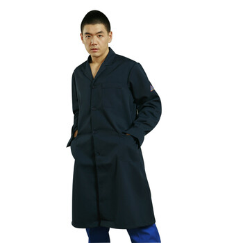 星工(XINGGONG)防酸防静电大褂工作服 电子化工厂劳保服定制 藏青XL码6301-11