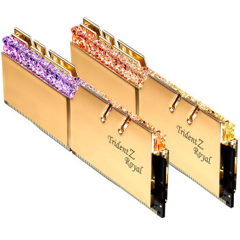芝奇（G.SKILL）16GB(8G×2)套装 DDR4 3000频率 台式机内存条 皇家戟RGB灯条/,降价幅度37.5%