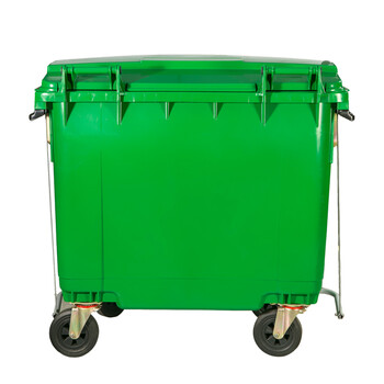 兰诗（LAUTEE）XDL-660B-3 环卫垃圾车手推清洁车B款无脚踏 绿色660L