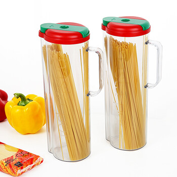 
                                                            
                                        家の物语日本进口厨房装面条盒子 五谷杂粮塑料挂面盒 家用大容量食品密封收纳盒                