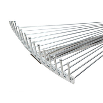 科力邦（Kelibang） 钢丝耙 不锈钢柄伸缩杆钢丝耙环卫耙子 物业花园枯叶耙草坪耙园林清洁工具9股 KB3212