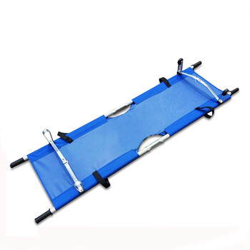 腾驰 CT 担架折叠多功能加厚铝合金不锈钢单简易担架床带轮急救 铝合金担架加厚