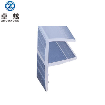 卓炫（ZHUOXUAN)  无框玻璃密封条 门缝窗户防风条 浴室淋浴房防水门封条 F型 12mm玻璃（10米）