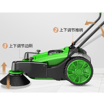 聚远 JUYUAN 绿色厂房大型手推式工业扫地机扫地车清扫车地面吸粉尘扫地机车间清理设备手推扫地机仓库垃圾