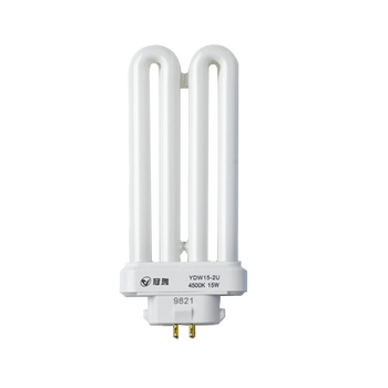 冠雅灯管三基色专业护眼节能台灯灯管四针15W-2U