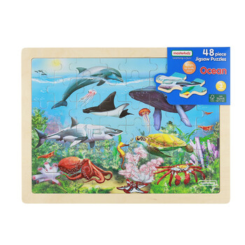 Masterkidz贝思德 24片拼图 木制 益智 适合2岁