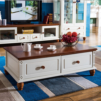 A家家具 茶几地中海风格电视柜组合大小户型 