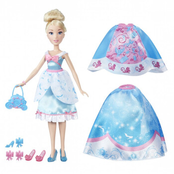 孩之宝(Hasbro)迪士尼公主 女孩芭比娃娃玩具