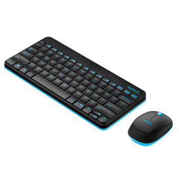 罗技（Logitech）MK245 Nano 键鼠套装 无线键鼠套装 办公键鼠套装 紧凑型 可调支架 带无线2.4G接收器 黑