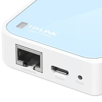 普联（TP-LINK）迷你型无线路由器 ap家用出差便携式有线转无线wifi 信号中继桥接高速穿墙 USB供电 TL-WR802N