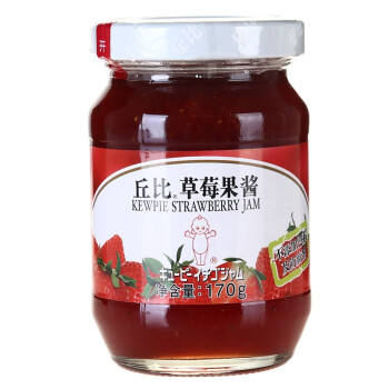 丘比kewpie草莓果酱170g酸奶冰淇淋冰激凌酱水果酱西餐佐料甜酱